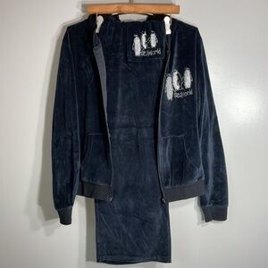 SEA WORLD Velour Tracksuit Sequin Penguins Matching Set